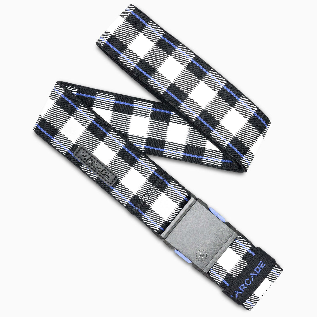 Arcade Plaid Gürtel Cobald Black