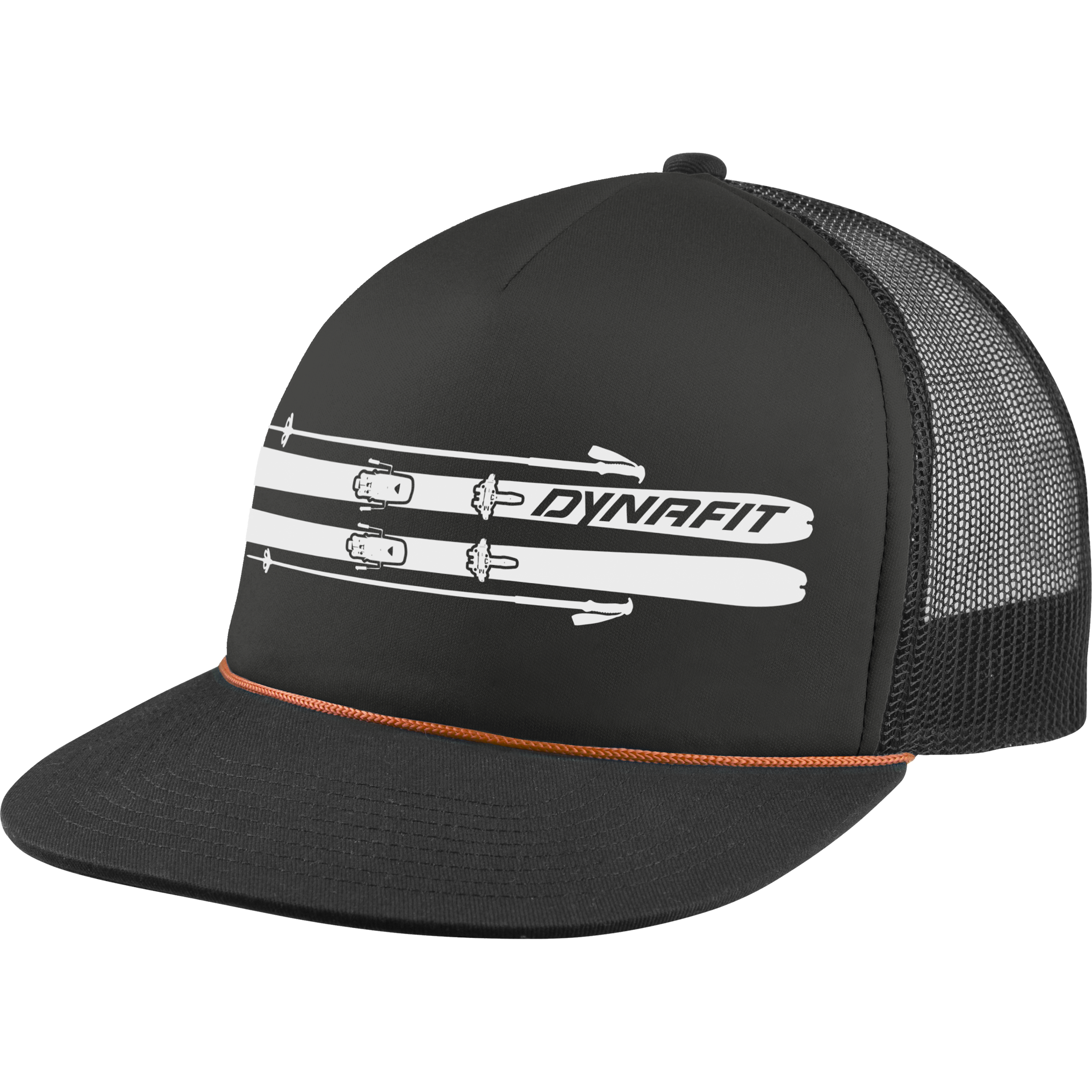 Graphic Trucker Cap Dark Rose